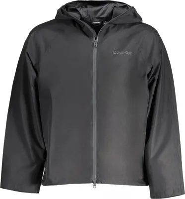 Produktbild von Schwarze Herren-Sportjacke mit Kapuze – Funktional & Stilvoll
