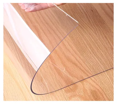 Produktbild von Transparente Schreibtischunterlage für Büro, hitzebeständig, große Schreibunterlage, wasserdicht, rutschfest, für Büro, Zuhause (100×50CM)