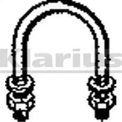 Produktbild von VEGAZ Auspuffhalter passend für MERCEDES-BENZ Stufenheck (W123) Auspuffanlage Montageteil MM-101