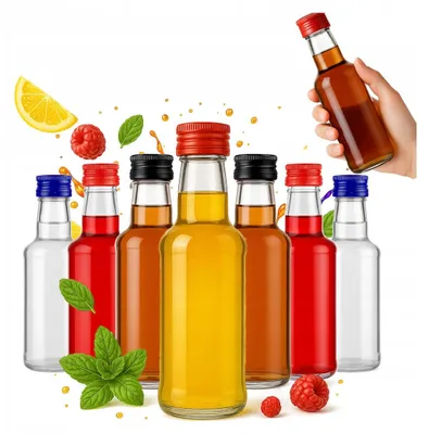 Produktbild von Bimberek Monopol Flaschen Set 50 Stück 200ml Glas