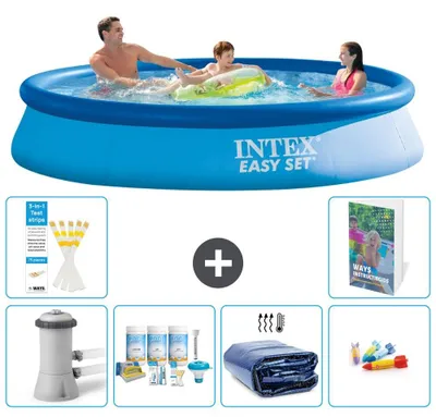 Zdjęcie produktu dla Basen Easy Set okrągły – 366 x 76 cm – 7-częściowy  S282