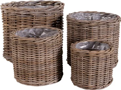 Produktbild von Bogens Körbe 4 Stk. rund in Kubu.
