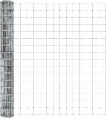 Image de vidaXL Clôture européenne 1,6 x 10 m fer revêtu de PVC
