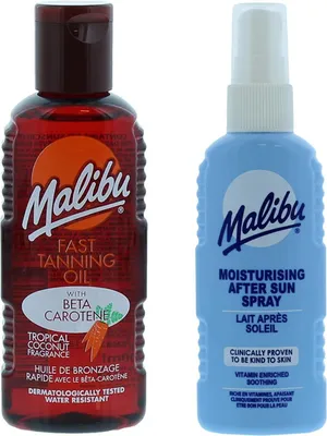 Produktbild von Malibu Sonnenschutzöl 100 ml + After Sun Spray 100 ml