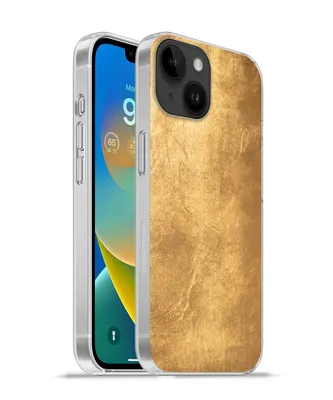 Produktbild von MuchoWow® Handyhülle Schutzhülle Hülle für Apple iPhone 14 - Softcase Licht fällt auf eine goldene Wand Silikon Softcase Handy Hülle - Mobiltelefonhülle