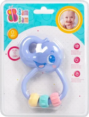 Zdjęcie produktu dla Nd39_414227 Bam Bam Grzechotka Slonik 24/96