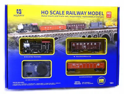 Produktbild von Dromader H0 1:87 Eisenbahn mit 2 Waggons und 96cm Gleis