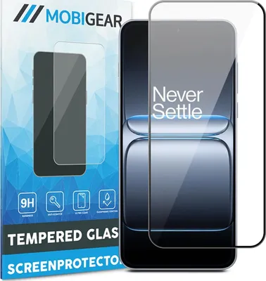 Produktbild von Mobigear Premium  OnePlus Nord 5 Panzerglas Gehärtetes Glas Displayschutz - Hüllenfreundlich - Schwarz