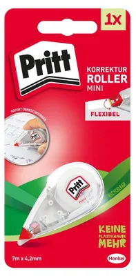 Productafbeelding van Pritt 9H PRKMB Correctiemelk Mini - Wegwerp, 4,2 mm x 7 m, transparant