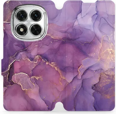 Produktbild von Handyhülle mit klappe für Xiaomi Redmi Note 14 Pro 5G, Mobiwear Book, Violett