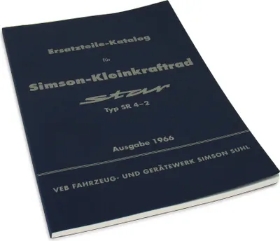Immagine prodotto di Catalogo pezzi di ricambio, edizione 1966 - Simson SR4-2 Star