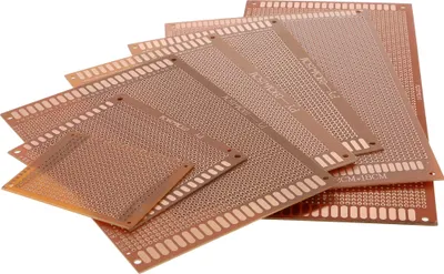 Produktbild von PCB Lochrasterplatten Set (braun) - Rastermaß 2,54 mm