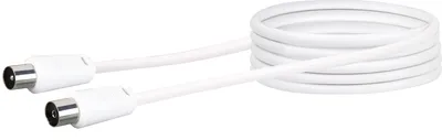 Obrázek produktu pro Schwaiger KVK230 052, 3 m, IEC169-2, IEC169-2, Bílá