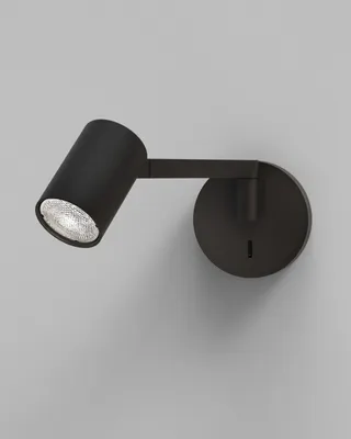 Produktbild von Astro Ascoli - Einzelner einstellbarer LED-Strahler Matt Black, GU10