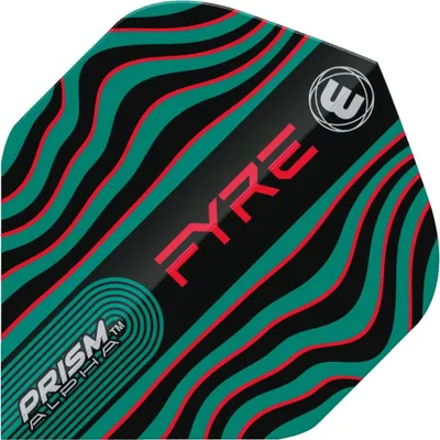 Produktbild von Winmau Darts Standard Prism Alpha Black Turquoise Red 6915.708 Flights