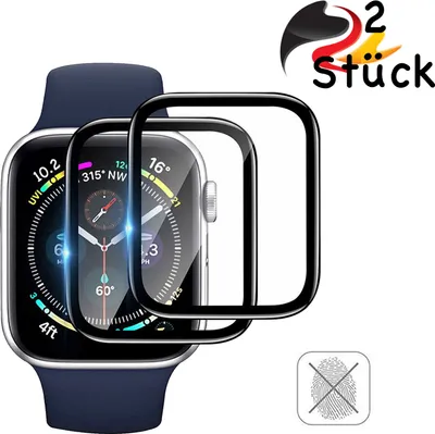 Produktbild von 2x Displayschutz Panzerfolie Apple Watch Series 10 42mm