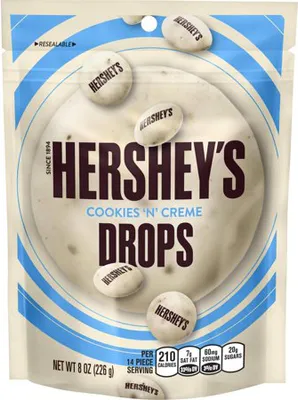 Produktbild von Hershey's Drops Cookie 'N' Creme (8 x 215g)