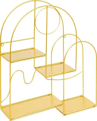 Produktbild von Atmosphera createur d'interieur - Wandregal tina golden 50x50cm