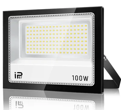 LED-Bauleuchte 100 W 10.000 lm 7000 K IP67 kaltweiß