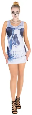 Produktbild von dressforfun® Frauenkostüm y Totenkopf