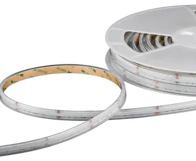 Produktbild von COB RGBW LED Streifen 12 mm – 784 LEDs/m, 24V, 18 W/m, 5m – RGB + Warmweiß 3000K, CRI größer als 90, IP68, Außenbereich