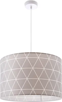Produktbild von Deckenlampe Lampenschirm Stoff Pendelleuchte E27 Hängeleuchte Schlafzimmer Rund