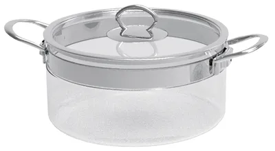 Obrázek produktu pro Hrnec na vaření MASTRAD skleněný Ø24cm 5l se skleněnou poklicí