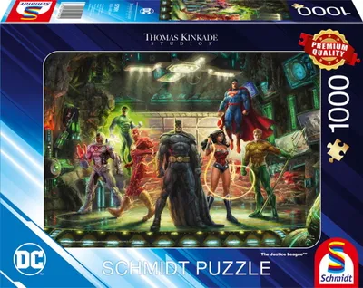 Produktbild von Thomas Kinkade Studios: DC - The Justice League (1000 Teile)
