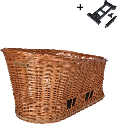 Zdjęcie produktu dla BASIL H.R. kosz dla zwierząt "Pasja MIK 2.0" natu rozmiar M, wymiary (dł. x szer. x wys.): 40 x 25 x 24,5 cm, 1860 g