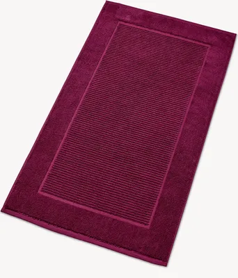 Produktbild von Christy SUPREME Badematten, 1.000 g/m², 50 x 90 cm, 2er Set, Farbe: raspberry