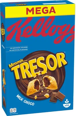Produktbild von Kelloggs Tresor Milk Chocolate Cerealien leckerer Knusperspaß 660g
