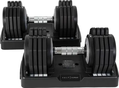 Produktbild von Half Human 2x 25kg verstellbares Hantel-Set