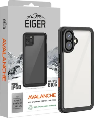 Produktbild von Eiger Avalanche Case schwarz für Apple iPhone 16 Plus
