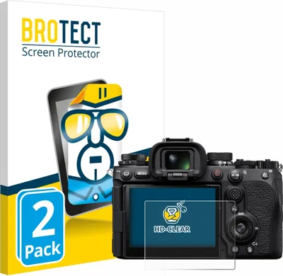 Produktbild von 2x Für Sony Alpha 9 III Schutzfolie BROTECT Displayschutz Display Schutz Folie Klar Transparent