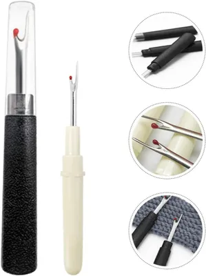 Produktbild von Nahttrenner mit rutschfestem Griff aus Edelstahl und Kunststoff, 2 Stück
