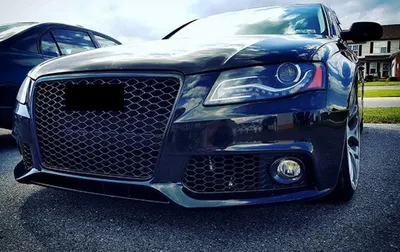 Kühlergrill Sportgrill Waben Gitter + Gitter Stoßstange für Audi A4 B8 8K 07-12 – Produktansicht