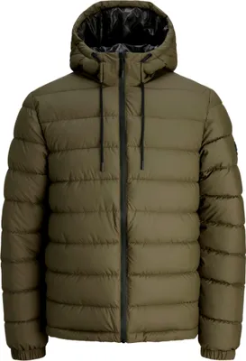 Zdjęcie produktu dla Jack & Jones 12285924_1927_M, Puchówka, Uni , Dorosły, Zamek błyskawiczny, Poliester, Zielony