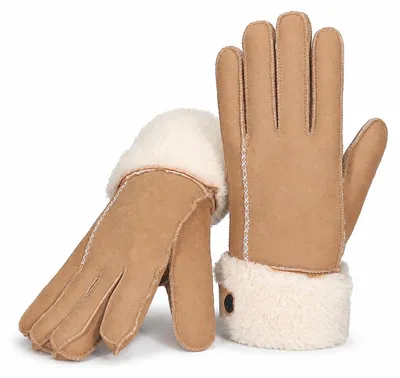Produktbild von Harrys-Collection Damen Handschuh aus echtem Lammfell