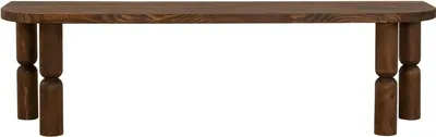 Produktbild von Fernsehschrank Ceres, Ständer für Wohnzimmerfernseher, Niedriges Wohnzimmer-Sideboard, TV-Ständerbasis, 140x35h40 cm, Nussbaum
