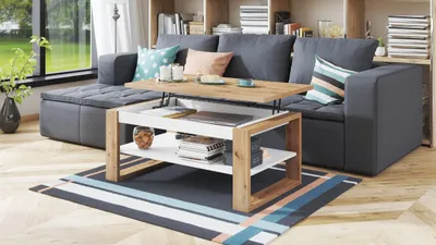 Produktbild von Design Couchtisch Multifunktion Arbeitstisch Tisch Nuo Ablage Esstisch