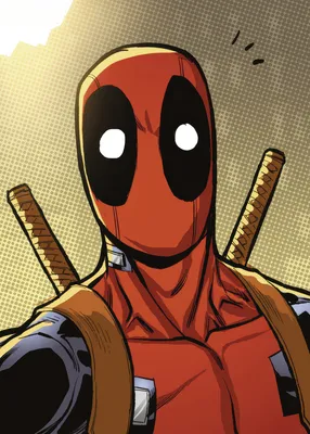 Produktbild von Komar Wandbild- Marvel Deadpool Holup - Größe 50 x 70 cm