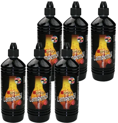 Produktbild von Moritz 6 Liter Lampenöl für Öllampen Bambusfackeln Gartenfackel und Wandfackeln