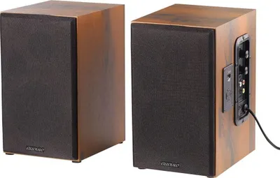 Image de auvisio MSS-90.usb Haut-parleur Boîtier en bois Haut-parleur stéréo actif pour étagère Bluetooth
