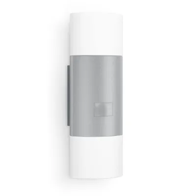 Produktbild von STEINEL L 910, Wandbeleuchtung für den Außenbereich, Silber, Weiß, Aluminium, Kunststoff, IP44, Eingang, II