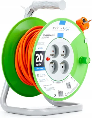 Obrázek produktu pro PRODLUŽOVACÍ KABEL NA BUBNU 20 m 3x1,0 NA BUBNU 2300 W IP20