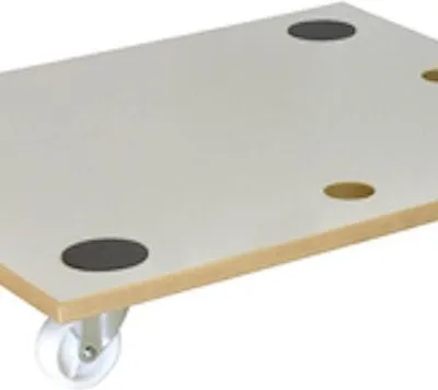 Immagine prodotto di WAGNER Transporthilfe EXTREME - 52 x 47,5 x 10 cm, melamina, piedini antiscivolo, rotelle Ø 63 mm, portata 200 kg - 20135901