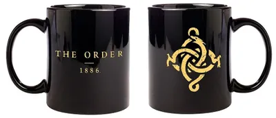 Tasse The Order 1886 Logo, schwarz, Keramik, 1 Stück