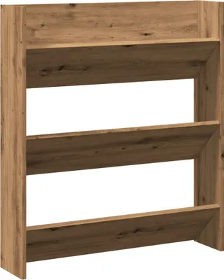 Obrázok produktu pre Nástenný botník dub artisan 80x18x90 cm kompozitné drevo