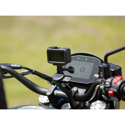 Zdjęcie produktu dla Quad Lock Handlebar Clamp Bolt Mount Pro, Kamera akcji, Telefon komórkowy/Smartfon, Uchwyt pasywny, Motocykl, Czarny