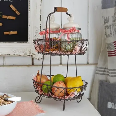 Produktbild von Landhaus Etagere PROVENCE im antique shabby chic